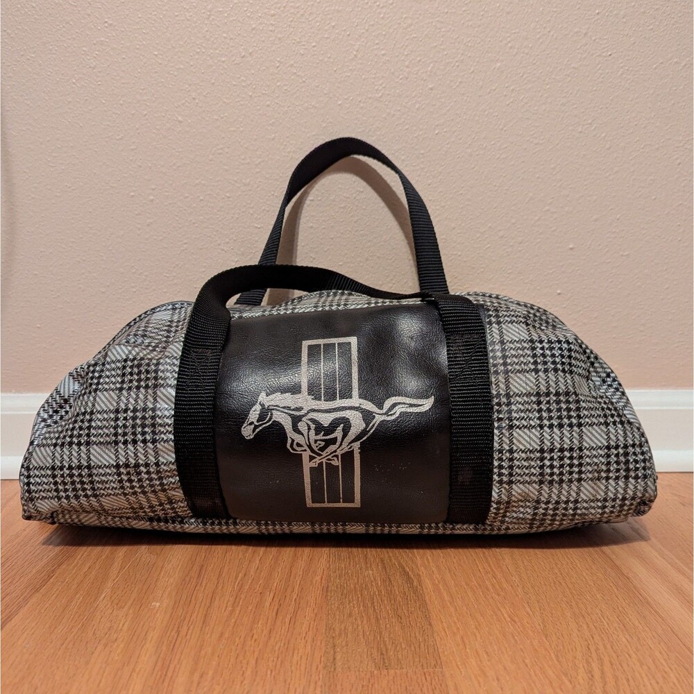 1964-73 Plaid Mustang Tote Bag - Scott Drake Small Size